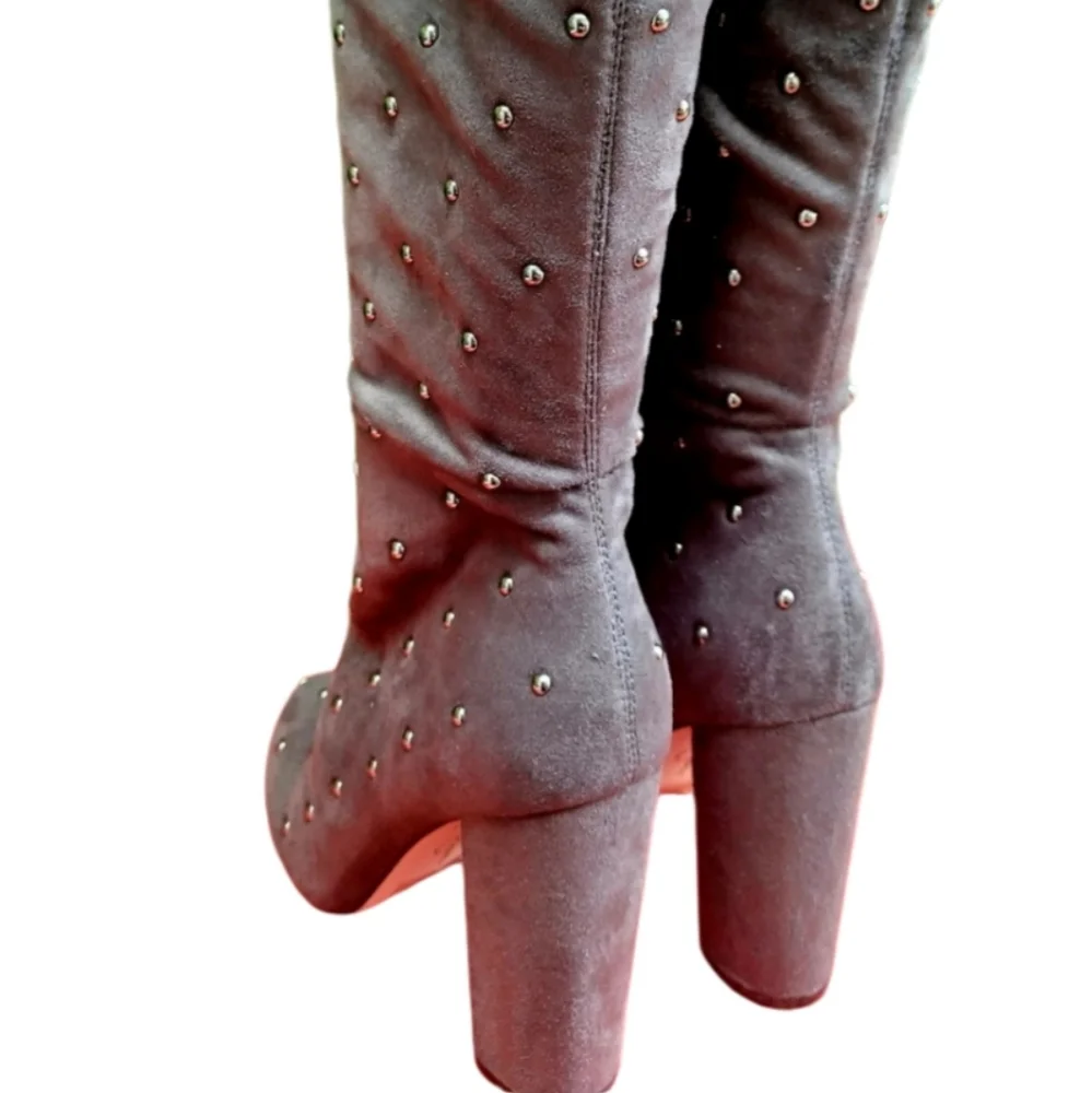 🔥NEW Minor call outs $159 Jessica Simpson Gray Bressy Tall Fashion Boot 7 - Picture 7 of 10